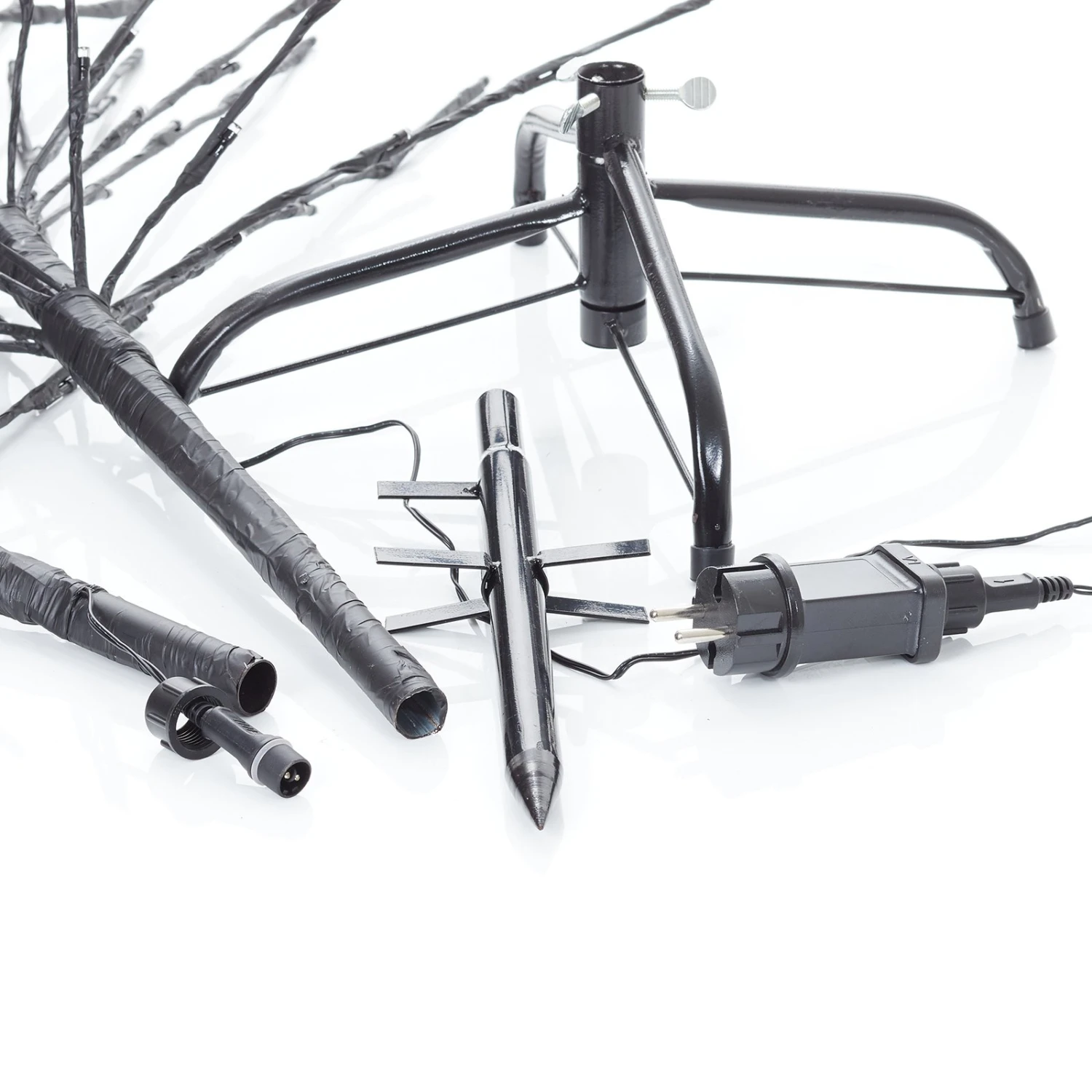 LED-Lichterbaum, Schwarz, 150 Cm 7 LED-Lichterbaum, Schwarz, 150 Cm – Bild 7