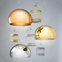 Kartell FL/Y - LED-Pendellampe, Gold Glänzend -Heimbeleuchtung 5541113 3