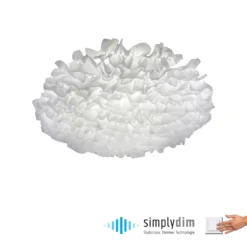 LED-Textil-Deckenlampe Xenia, Dimmbar, Ø 75cm -Heimbeleuchtung 6003150 5