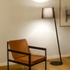 LEDS-C4 Clip Stehleuchte Höhe 158cm Schirm Schwarz