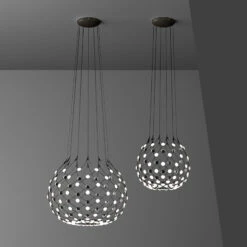 Luceplan Mesh Pendelleuchte Ø 100cm 1m Abhängung -Heimbeleuchtung 6030512 7