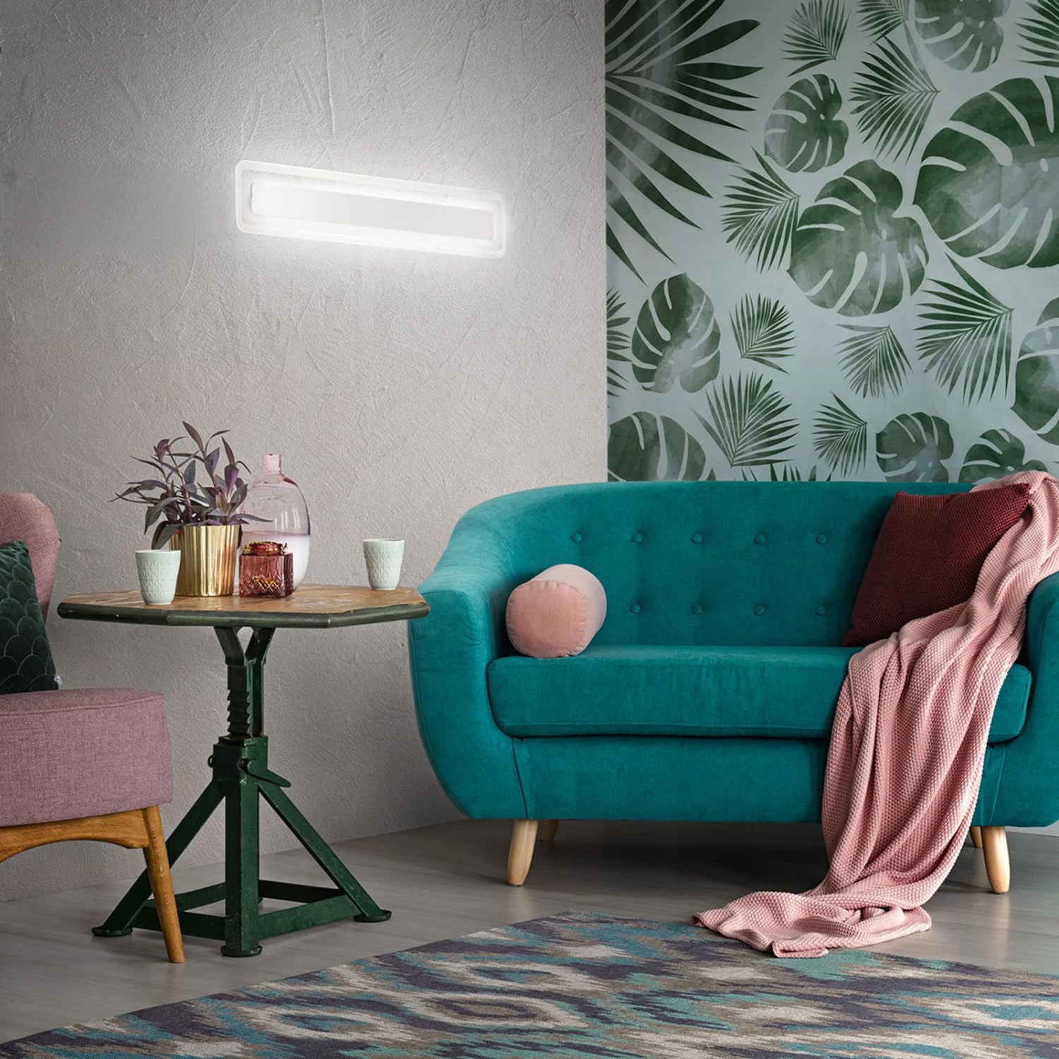 LED-Wandleuchte Antille Weiß 61,4 Cm 2 LED-Wandleuchte Antille Weiß 61,4 Cm – Bild 2