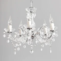 Edel Wirkender Kronleuchter Arabesque, Transp. -Heimbeleuchtung 6054773 2