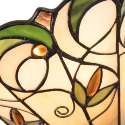 Wandlampe 5208 Mit Glasschirm In Creme-Grün -Heimbeleuchtung 6064352 2