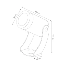 LED-Außenstrahler 1441LED, Silber, 30° -Heimbeleuchtung 6068159 2