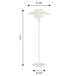 Louis Poulsen PH 80 Stehlampe Dimmer Weiß -Heimbeleuchtung 6090477 3