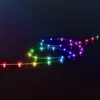 Twinkly Dots LED-Kette RGB, Schwarz, IP44, 10m