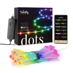 Twinkly Dots LED-Kette RGB, Transparent, IP44, 10m -Heimbeleuchtung 6102053 4
