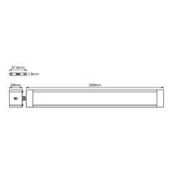 LEDVANCE Cabinet Slim Unterschranklampe 30cm 2er -Heimbeleuchtung 6106099 6