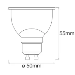 LEDVANCE SMART+WiFi GU10-Reflekt 4,9W 45° RGBW 3x 5 LEDVANCE SMART+WiFi GU10-Reflekt 4,9W 45° RGBW 3x -Heimbeleuchtung 6106421 2
