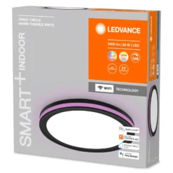 LEDVANCE SMART+ WiFi Orbis Circle CCT RGB Schwarz -Heimbeleuchtung 6106542 4