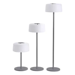 Solar-Stehleuchte Bump, 3 Höhen, Sensor, Anthrazit -Heimbeleuchtung 6112022 4