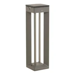 LED-Solarleuchte Borne Mit Sensor, 45 Cm, Grau -Heimbeleuchtung 6112051 2