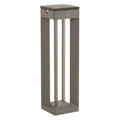 LED-Solarleuchte Borne Mit Sensor, 45 Cm, Grau -Heimbeleuchtung 6112051 3