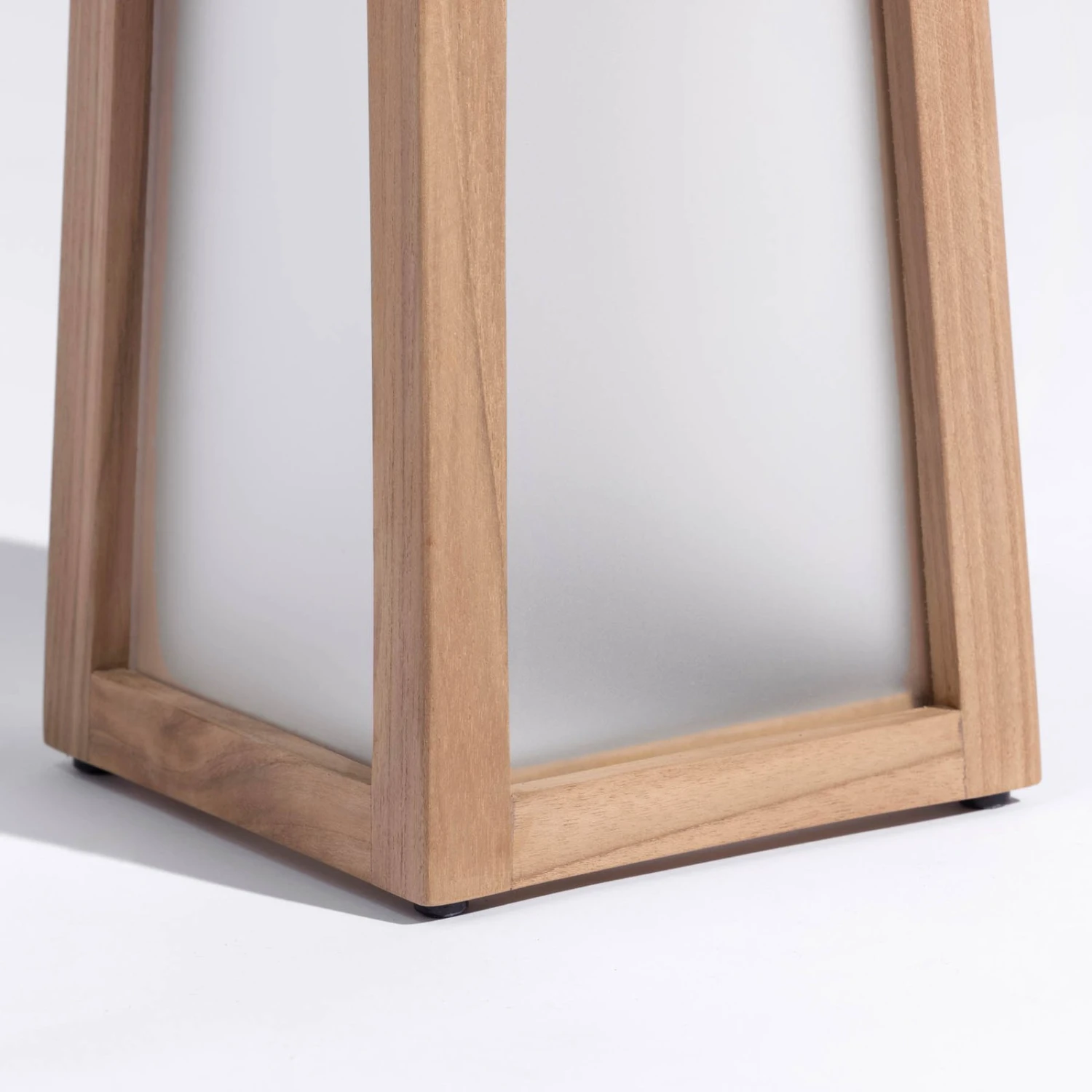 LED-Solarlaterne Tecka Tragbar, Teak 25 Cm 3 LED-Solarlaterne Tecka Tragbar, Teak 25 Cm – Bild 3