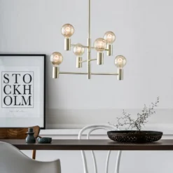 Markslöjd Hängeleuchte Capital, Messing, 6-flammig -Heimbeleuchtung 6505617 2