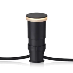 Markslöjd Garden 24 Decklight Schwarz 3W Seitlich Ø4,5cm