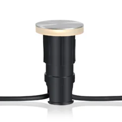 Markslöjd Garden 24 Decklight Silber Licht Seitlich Ø6cm