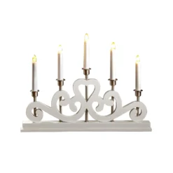 Markslöjd Lichterbogen Eneby Aus Holz, Fünfflammig, Weiß