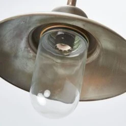 Außenwandleuchte Casale Höhe 60cm, Messing Antik -Heimbeleuchtung 6515289 4