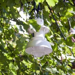 Martinelli Luce Polo Außen-Hängelampe Ø 21 Cm Weiß -Heimbeleuchtung 6705198 3