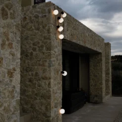 Martinelli Luce Kiki Außen-Lichterkette 10-flammig -Heimbeleuchtung 6705204 6