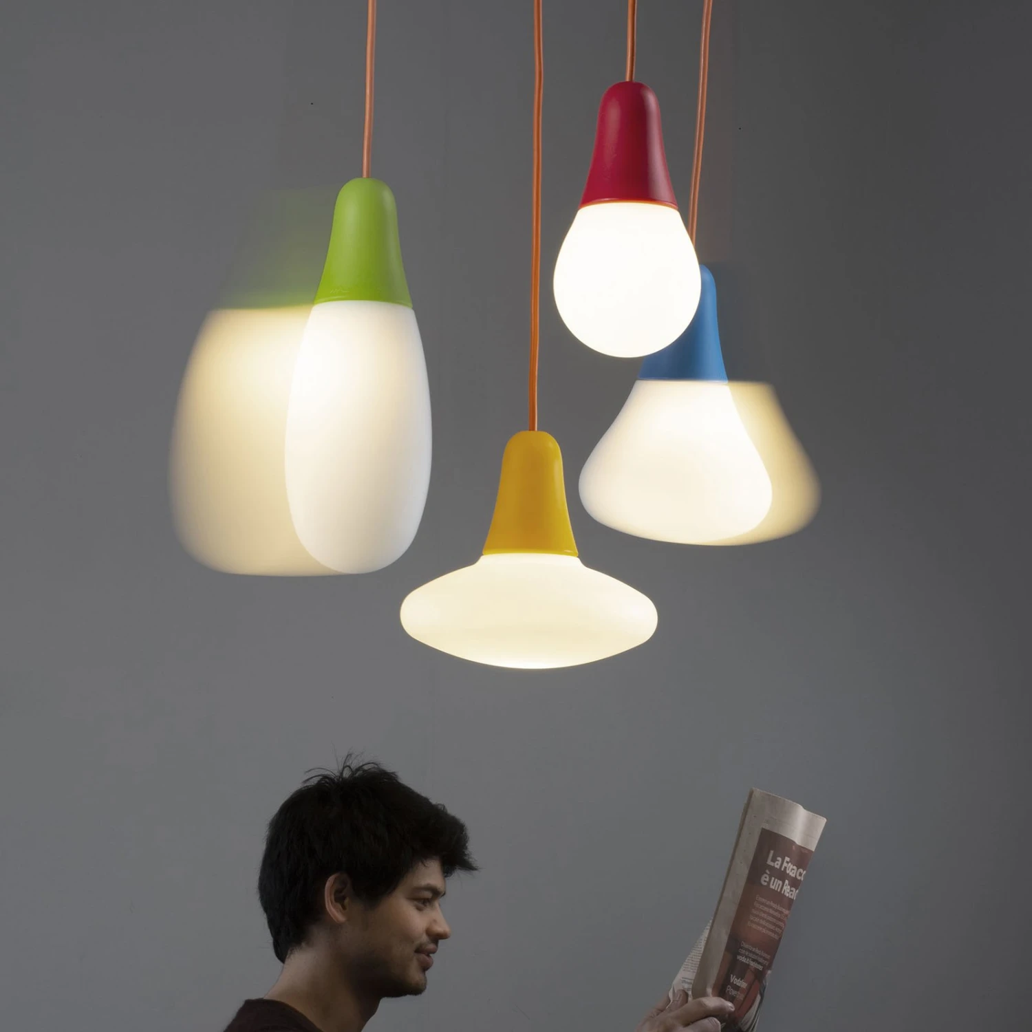 Martinelli Luce Ciulifruli Pendelleuchte, Blau 7 Martinelli Luce Ciulifruli Pendelleuchte, Blau – Bild 7