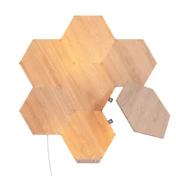 Nanoleaf Elements Wood Hexagons Starter Kit 7x -Heimbeleuchtung 6730041 3