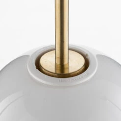 Audo TR Bulb LED-Hängelampe 1fl Messing/opal Glanz 13 Audo TR Bulb LED-Hängelampe 1fl Messing/opal Glanz -Heimbeleuchtung 6731028 5
