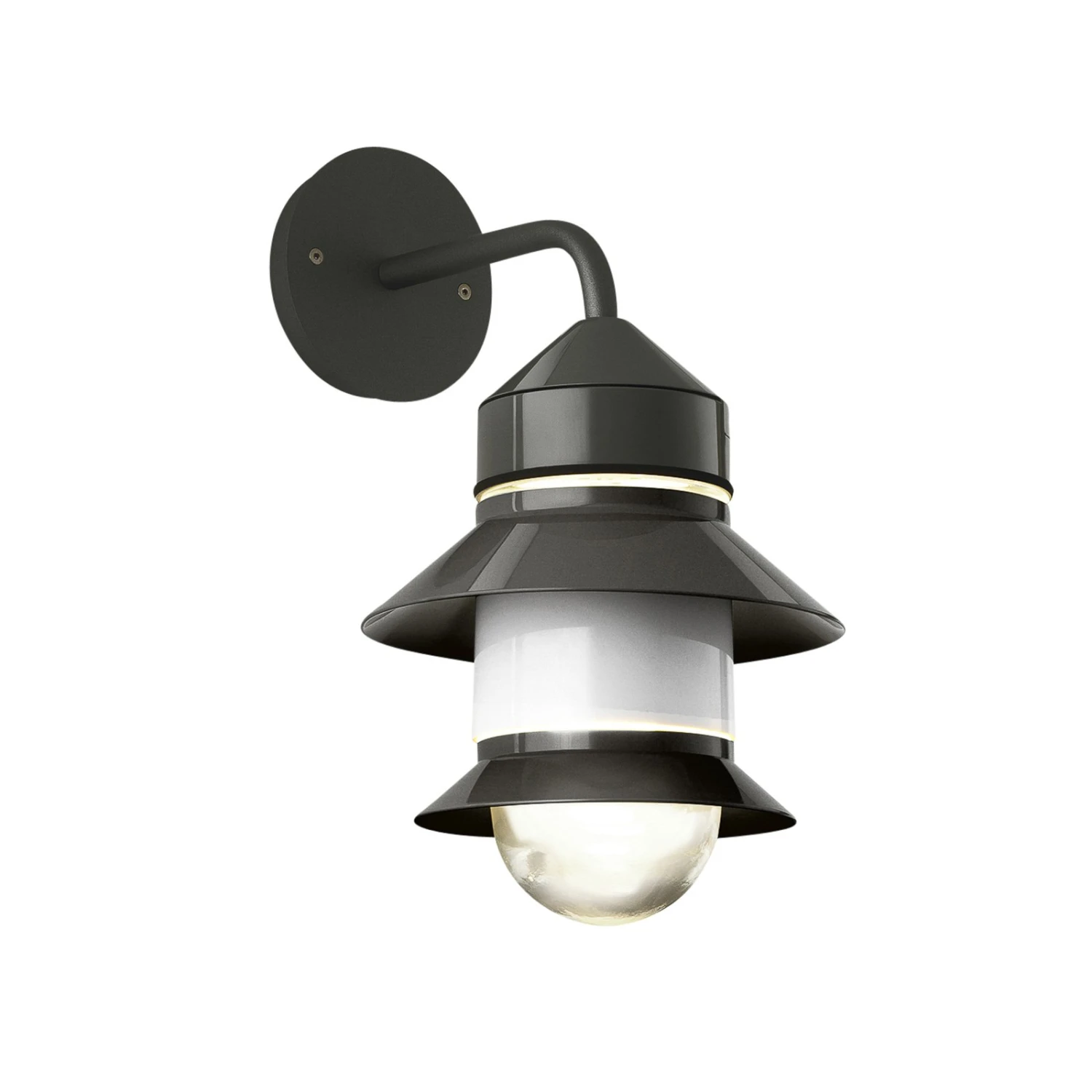 MARSET Santorini Außenwandleuchte, IP65, Grau 2 MARSET Santorini Außenwandleuchte, IP65, Grau – Bild 2