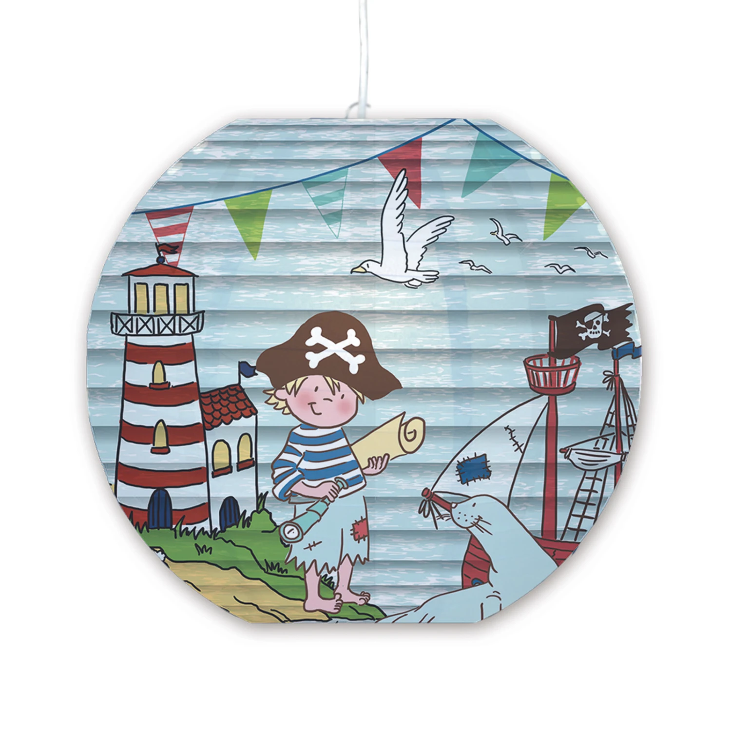 Pendelleuchte 4120607 Mit Piratenmotiv 2 Pendelleuchte 4120607 Mit Piratenmotiv – Bild 2
