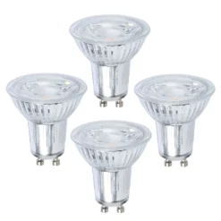 LED-Reflektor GU10 7W 600lm Warmweiß 4er-Set