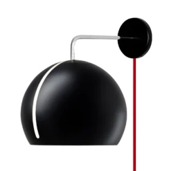 Nyta Tilt Globe Wall Wandlampe Kabel Rot, Schwarz -Heimbeleuchtung 7023063 2