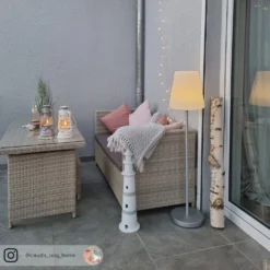 Newgarden Lola Slim 120 Solar-Stehlampe Grau -Heimbeleuchtung 7025003 2