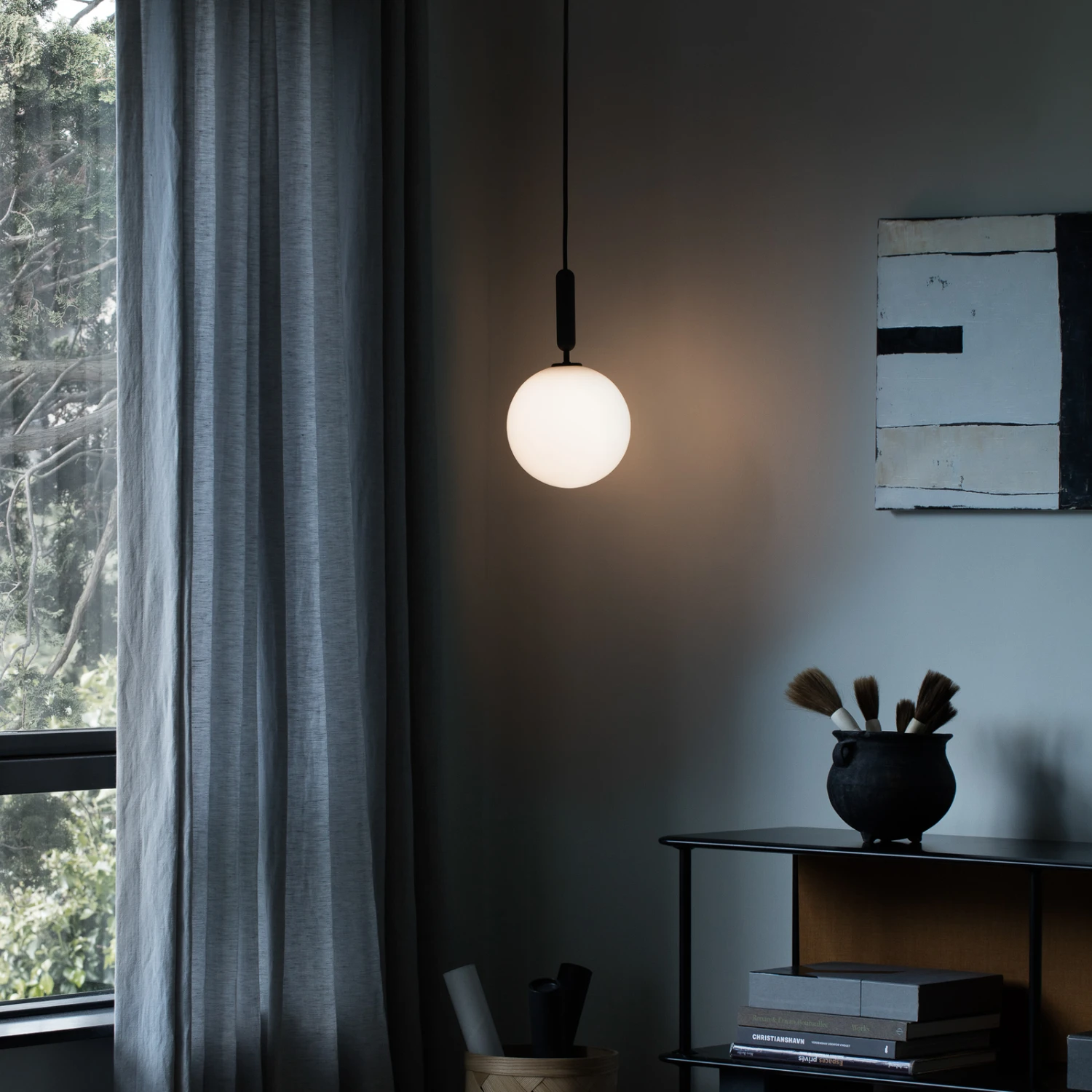 Nuura Miira 1 Large Hängelampe 1fl Grau/weiß 7 Nuura Miira 1 Large Hängelampe 1fl Grau/weiß – Bild 7