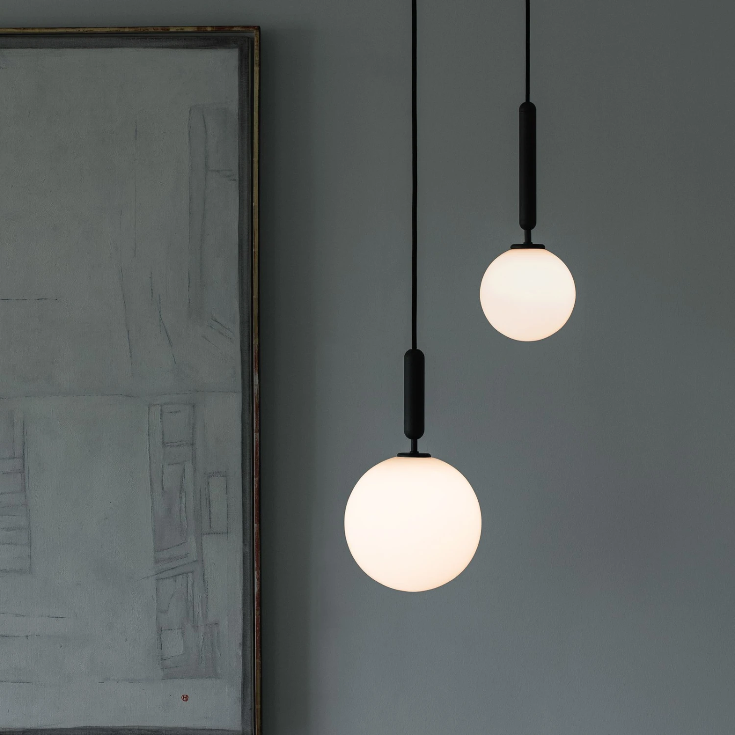 Nuura Miira 1 Large Hängelampe 1fl Grau/weiß 8 Nuura Miira 1 Large Hängelampe 1fl Grau/weiß – Bild 8