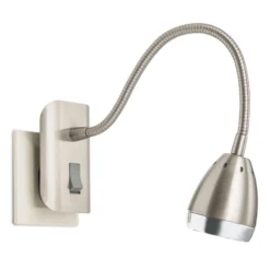 LED-Steckdosenleuchte Manvel Mit Schalter, Nickel -Heimbeleuchtung 7255142 2