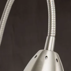 LED-Steckdosenleuchte Manvel Mit Schalter, Nickel -Heimbeleuchtung 7255142 5