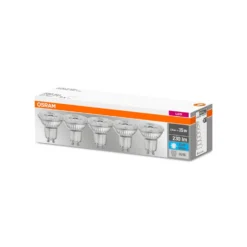 OSRAM LED-Reflektor GU10 2,6W 4.000K 230lm 36° 5er -Heimbeleuchtung 7262708 4