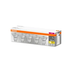 OSRAM LED-Reflektor GU10 2,6W 2.700K 230lm 36° 5er -Heimbeleuchtung 7262709 4