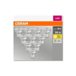 OSRAM LED-Reflektor GU10 4,3W 2.700K 350lm 10er -Heimbeleuchtung 7262711 3