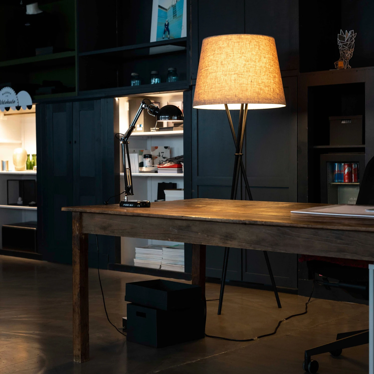 Ozonos Hailey LED-Stehleuchte Leinen-grau Mit AC-1 4 Ozonos Hailey LED-Stehleuchte Leinen-grau Mit AC-1 – Bild 4