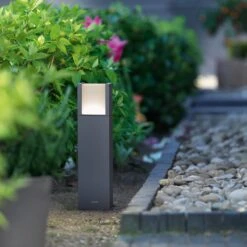 Philips Arbour LED-Sockelleuchte Anthrazit IP44 -Heimbeleuchtung 7531802 5