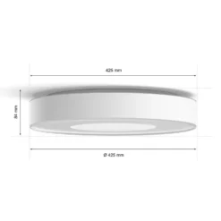Philips Hue Xamento LED-Deckenleuchte Weiß 42,5cm -Heimbeleuchtung 7534309 6