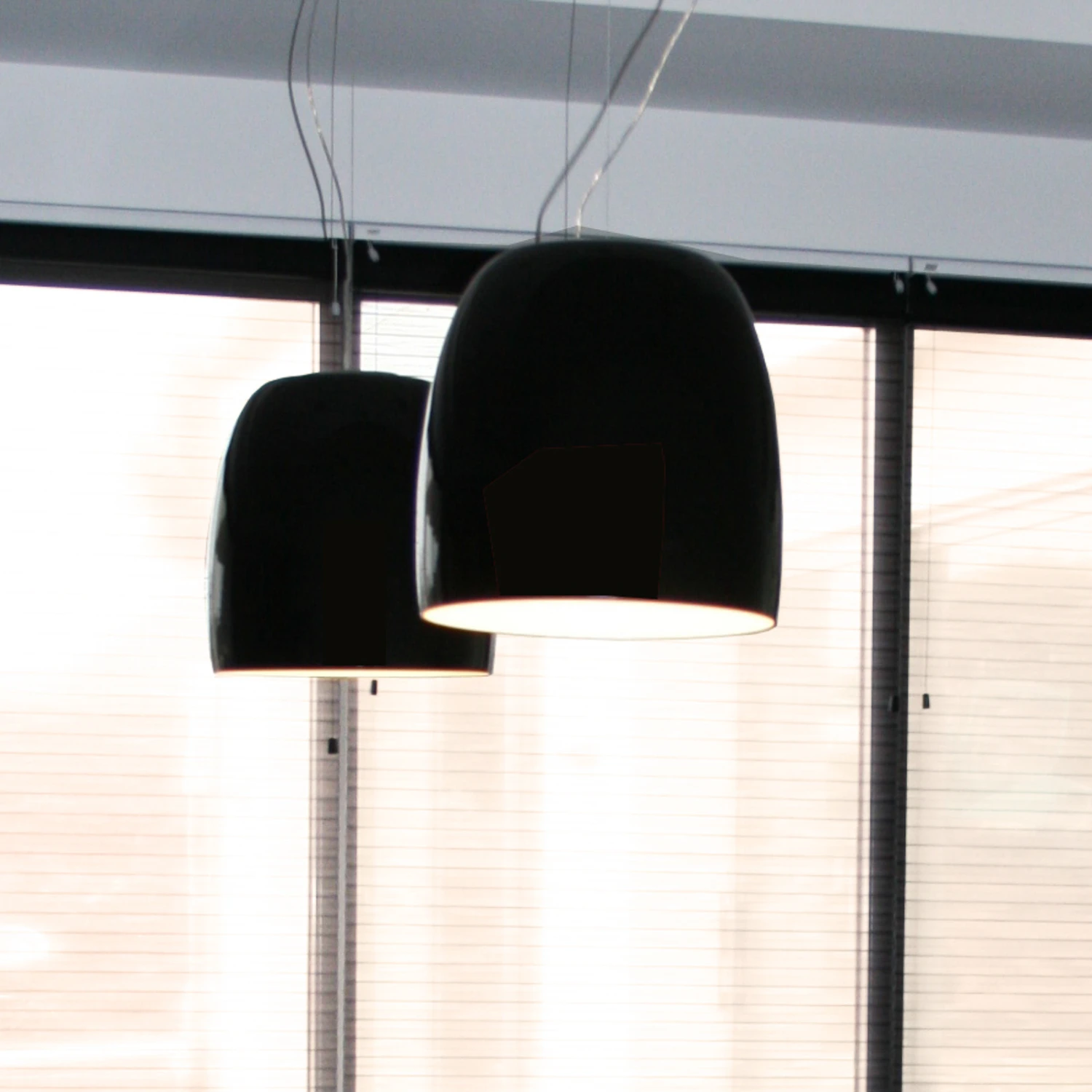 Prandina Notte S1 Hängeleuchte, Schwarz/weiß 4 Prandina Notte S1 Hängeleuchte, Schwarz/weiß – Bild 4