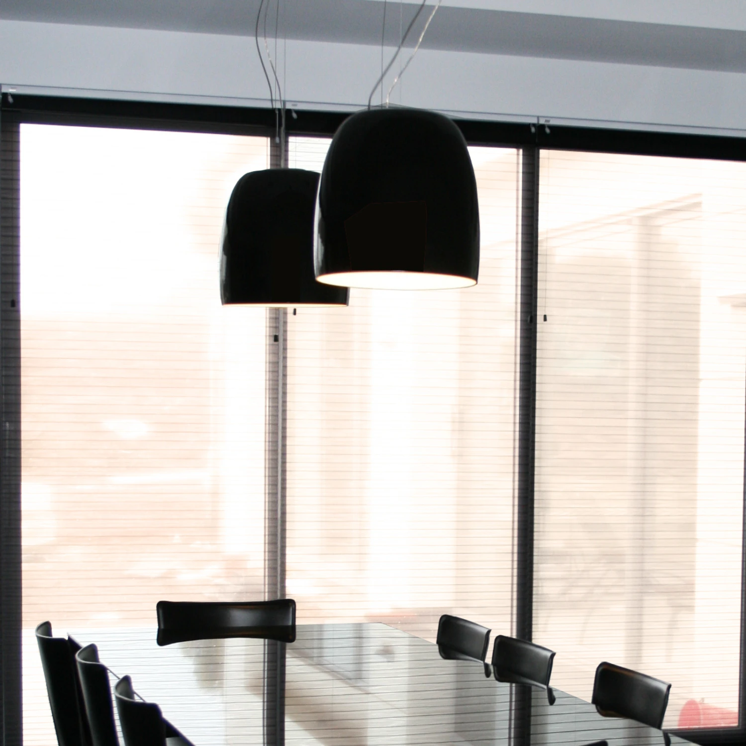 Prandina Notte S1 Hängeleuchte, Schwarz/weiß 5 Prandina Notte S1 Hängeleuchte, Schwarz/weiß – Bild 5