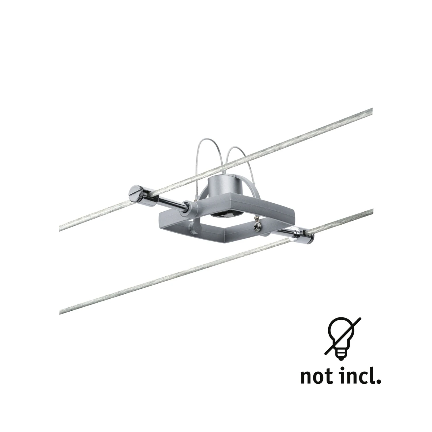 Paulmann Mac II Spot Für Seilsystem, Chrom Matt 9 Paulmann Mac II Spot Für Seilsystem, Chrom Matt – Bild 9