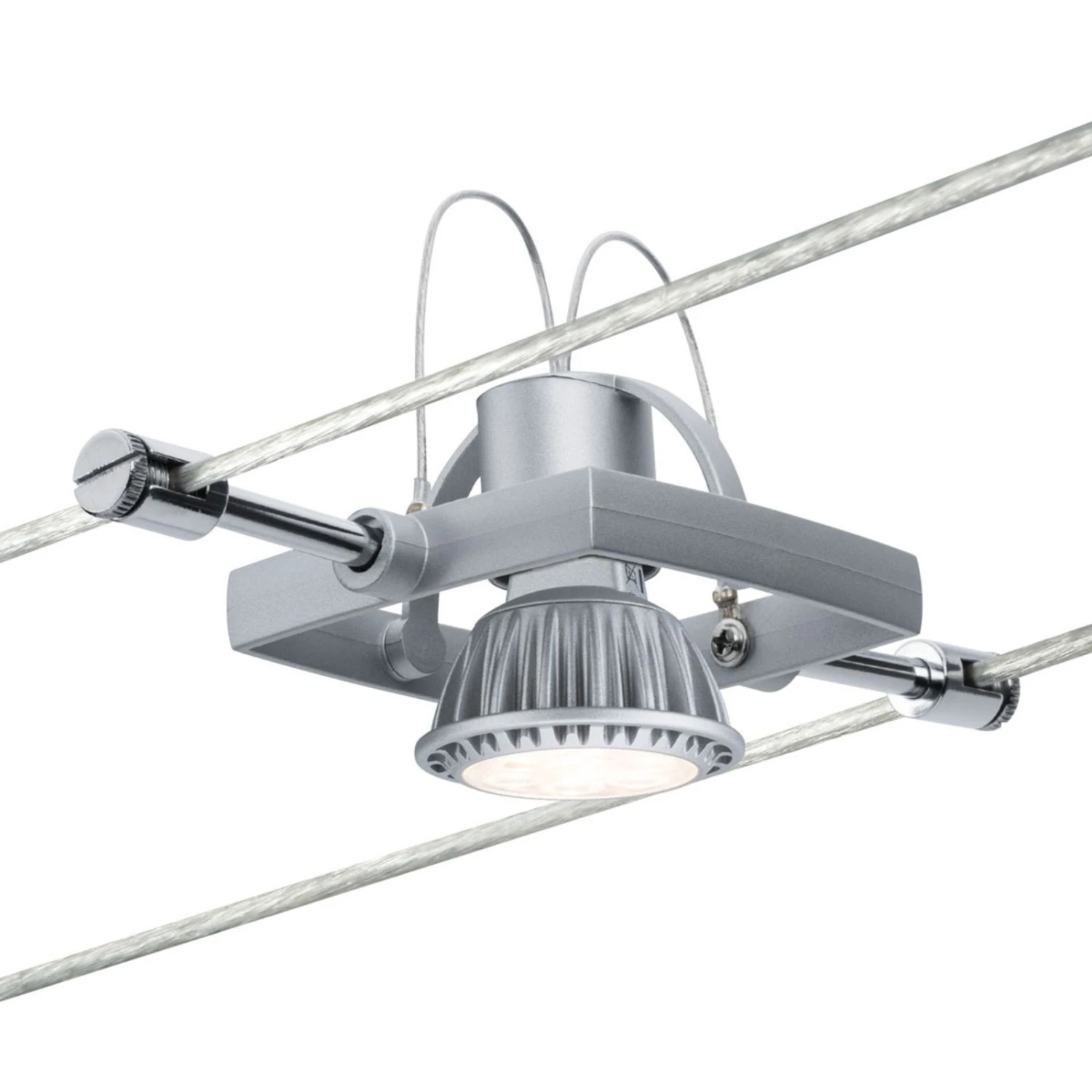 Paulmann Mac II Spot Für Seilsystem, Chrom Matt 1 Paulmann Mac II Spot Für Seilsystem, Chrom Matt