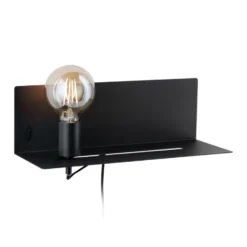 Paulmann Devara Wandleuchte Mit Ablage, Schwarz -Heimbeleuchtung 7601758 2