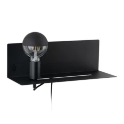 Paulmann Devara Wandleuchte Mit Ablage, Schwarz -Heimbeleuchtung 7601758 3